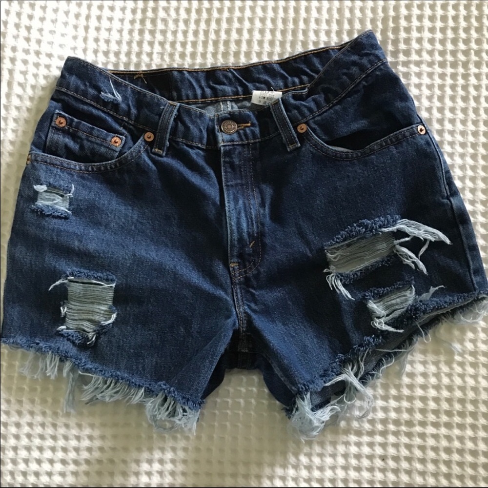 Vintage 90's Levi's High Waisted Denim Shorts